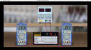 Investigation of a nonlinear element in DC circuit